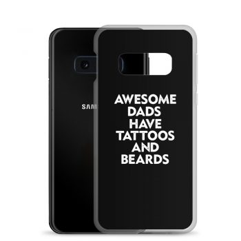 Samsung Cell Phone Case Cover - Awesome Dads Have Tattoos and Beards