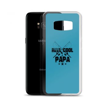 Samsung Cell Phone Case Cover Blue - Reel Cool Papa