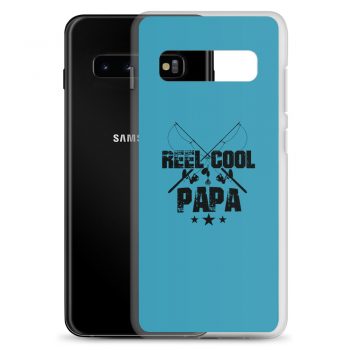 Samsung Cell Phone Case Cover Blue - Reel Cool Papa