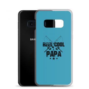 Samsung Cell Phone Case Cover Blue - Reel Cool Papa