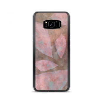 Samsung Cell Phone Case Cover Colorful Leaves Leaf Print Purple Beige Cream Brown Nature Art Print Old Antique Vintage