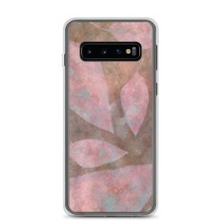 Samsung Cell Phone Case Cover Colorful Leaves Leaf Print Purple Beige Cream Brown Nature Art Print Old Antique Vintage