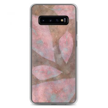 Samsung Cell Phone Case Cover Colorful Leaves Leaf Print Purple Beige Cream Brown Nature Art Print Old Antique Vintage