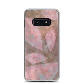 Samsung Cell Phone Case Cover Colorful Leaves Leaf Print Purple Beige Cream Brown Nature Art Print Old Antique Vintage