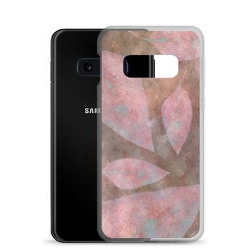 Samsung Cell Phone Case Cover Colorful Leaves Leaf Print Purple Beige Cream Brown Nature Art Print Old Antique Vintage