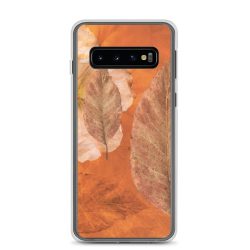 Samsung Cell Phone Case Cover Flower Art Print Old Antique Vintage Botanical Beige Brown Leaf Leaves