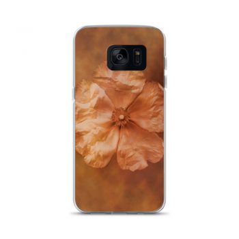 Samsung Cell Phone Case Cover Flower Art Print Old Antique Vintage Botanical Tan Beige Brown