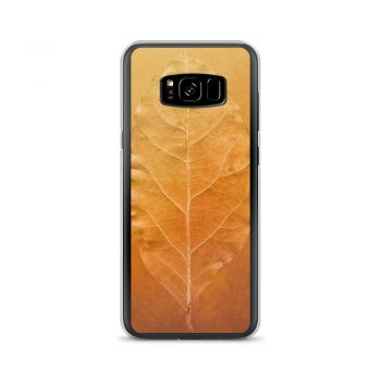 Samsung Cell Phone Case Cover Golden Leaf Vein Print Beige Gold Nature Art Print Old Antique Vintage