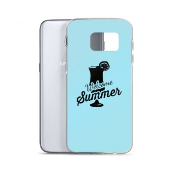 Samsung Cell Phone Case Cover Light Blue - Welcome Summer