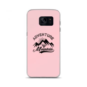 Samsung Cell Phone Case Cover Pink - Adventure Mountains