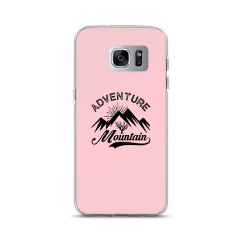 Samsung Cell Phone Case Cover Pink - Adventure Mountains