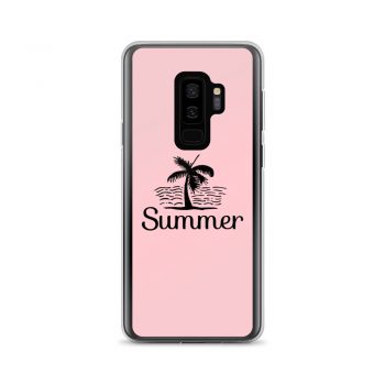 Samsung Cell Phone Case Cover Pink - Summer Palm Tree