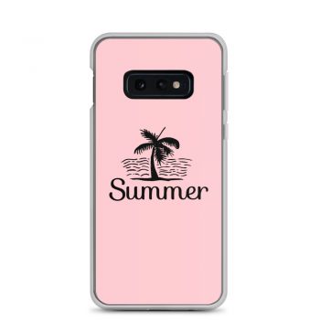 Samsung Cell Phone Case Cover Pink - Summer Palm Tree