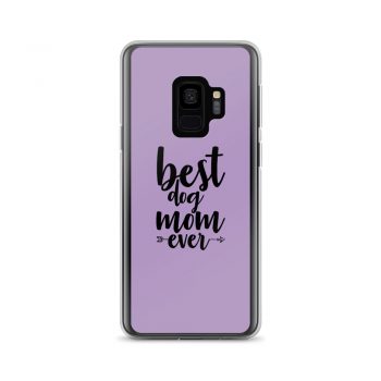 Samsung Cell Phone Case Cover Purple - Best Dog Mom Ever