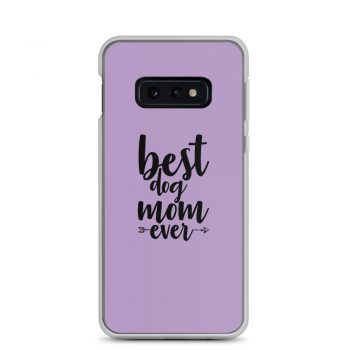 Samsung Cell Phone Case Cover Purple - Best Dog Mom Ever