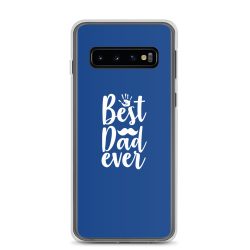 Samsung Cell Phone Case Cover Royal Blue - Best Dad Ever