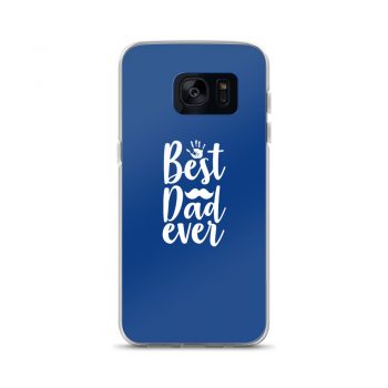 Samsung Cell Phone Case Cover Royal Blue - Best Dad Ever