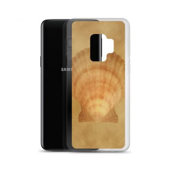 Samsung Cell Phone Case Cover Sea Shell Seashells Ocean Beige Sand Art Print Old Antique Vintage Botanical Beige Brown