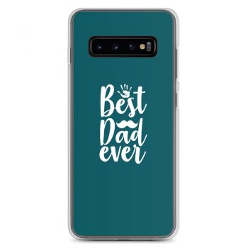 Samsung Cell Phone Case Cover Teal - Best Dad Ever