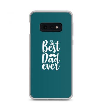 Samsung Cell Phone Case Cover Teal - Best Dad Ever