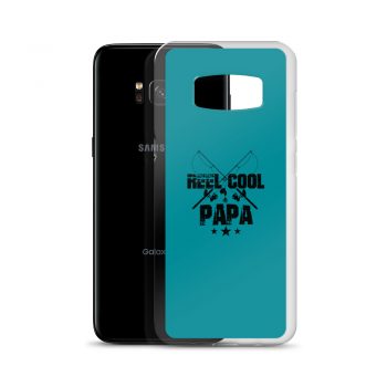 Samsung Cell Phone Case Cover Turquoise - Reel Cool Papa