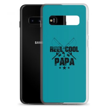 Samsung Cell Phone Case Cover Turquoise - Reel Cool Papa