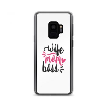 Samsung Cell Phone Case Cover - Wife Mom Boss