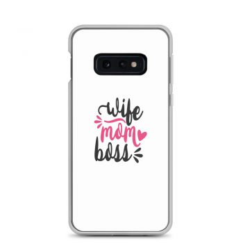 Samsung Cell Phone Case Cover - Wife Mom Boss