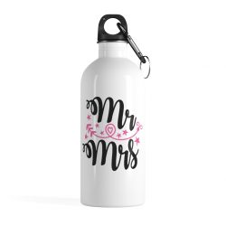 Stainless Steel Water Bottle - Mr. Mrs.