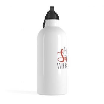 Stainless Steel Water Bottle - Super Mom Wife Tired