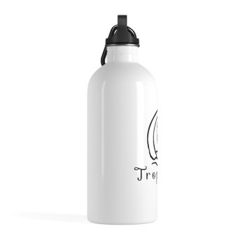 Stainless Steel Water Bottle - Tropical Beach - Sun Waves Ocean