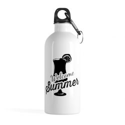 Stainless Steel Water Bottle - Welcome Summer – Cocktail Drink