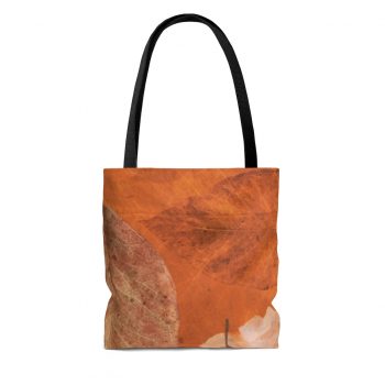 Tote Bag Flower Art Print Old Antique Vintage Botanical Beige Brown Leaf Leaves