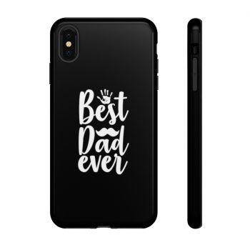 Tough Case Cell Phone Cover Black Best Dad Ever