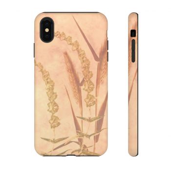 Tough Case Cell Phone Cover Wheat Field Wheat Field Print Coral Beige Landscape Nature Art Print Old Antique Vintage