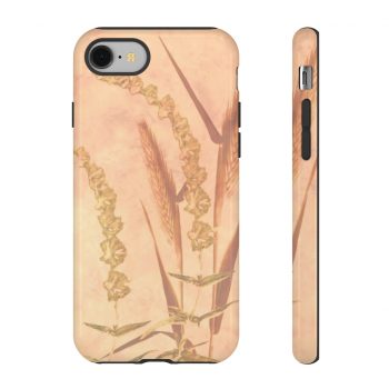 Tough Case Cell Phone Cover Wheat Field Wheat Field Print Coral Beige Landscape Nature Art Print Old Antique Vintage