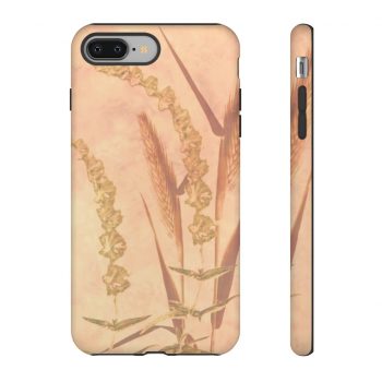 Tough Case Cell Phone Cover Wheat Field Wheat Field Print Coral Beige Landscape Nature Art Print Old Antique Vintage