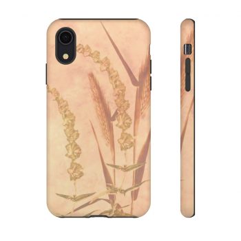 Tough Case Cell Phone Cover Wheat Field Wheat Field Print Coral Beige Landscape Nature Art Print Old Antique Vintage