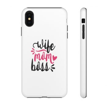 Tough Case Cell Phone Cover Wife Mom Boss