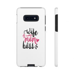 Tough Case Cell Phone Cover Wife Mom Boss