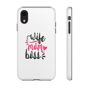 Tough Case Cell Phone Cover Wife Mom Boss