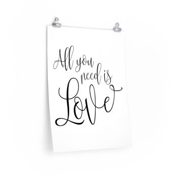 Wall Art Posters Prints - All You Need is Love