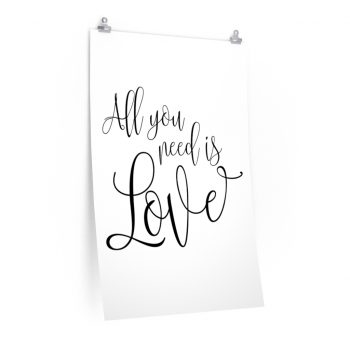 Wall Art Posters Prints - All You Need is Love