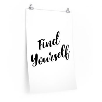 Wall Art Posters Prints - Find Yourself