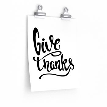 Wall Art Posters Prints - Give Thanks