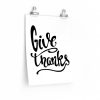 Wall Art Posters Prints - Give Thanks