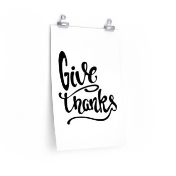 Wall Art Posters Prints - Give Thanks