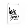 Wall Art Posters Prints - Give Thanks