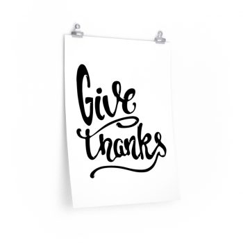 Wall Art Posters Prints - Give Thanks