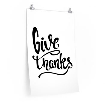 Wall Art Posters Prints - Give Thanks